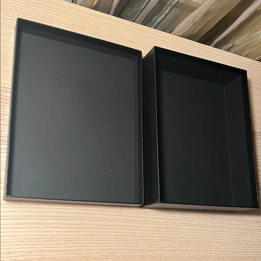 Saint Laurent Black Storage Box for Elegant Organization